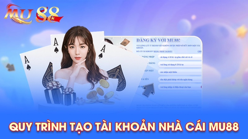 Quy trình đăng ký nhà cái Mu88